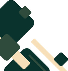 Modern Geometric Corner