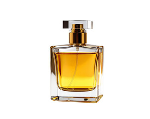  Minimalist perfume product shot with golden fragranceg