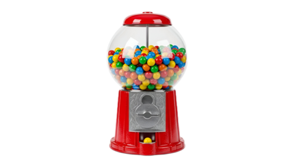 Gumball Machine Isolated on Transparent Background