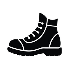 Hiking Boot Icon Vector Illustration