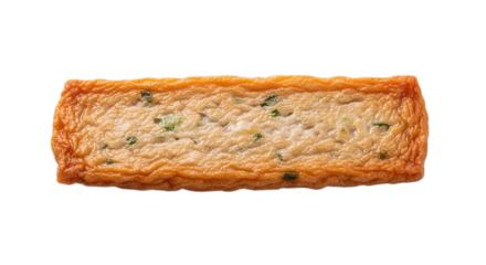 Fish Cake Isolated on Transparent Background. Asian food