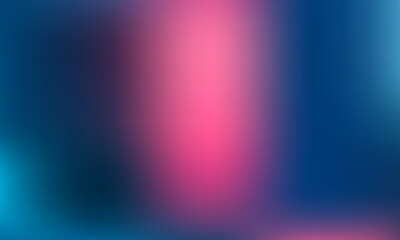 Vibrant abstract blend of deep blue and bright pink, creating a soft, glowing gradient background.