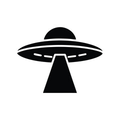 UFO Icon Vector Illustration