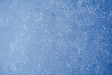 Blue  wall with soft faded texture and vintage surface finish