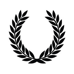 Laurel Wreath Icon Vector Illustration