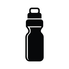 Water Bottle Sports Icon Vector Illustration