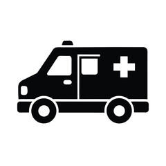 Ambulance Icon Vector Illustration