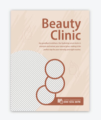 Skin Treatment Social Media Post Design for Beauty Clinics
