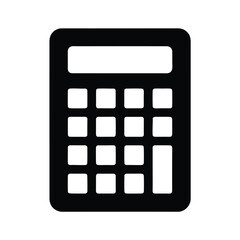 Naklejka premium Calculator Math Icon Vector Illustration