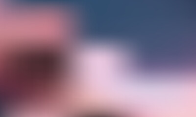 Soft, dreamy bokeh background with delicate pink and blue hues evokes a sense of calm and serenity.