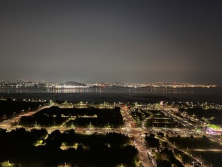 Fototapeta premium night view of the city