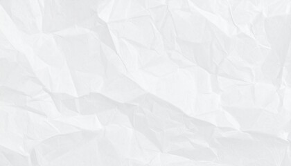 Obraz premium Abstract White Crumpled Paper Texture Background