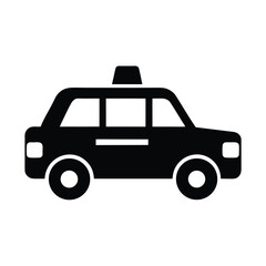 Taxi Cab Icon Vector Illustration