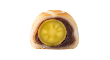 Japanese Sweet with Sweet Potato isolated on Transparent Background. Japanese food