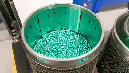 Factory Part Cleaning in a Drum