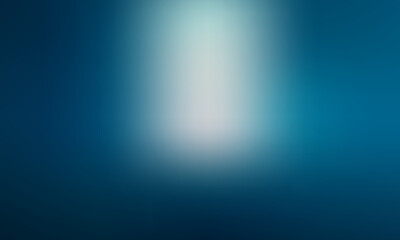 Softly glowing light beam illuminating a deep blue abstract background