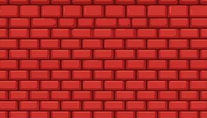 Red brick wall pattern