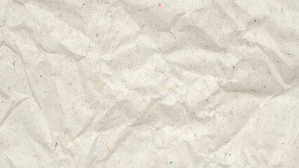 Abstract crumpled and creased recycle paper texture background