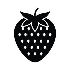 Strawberry Icon Vector Illustration