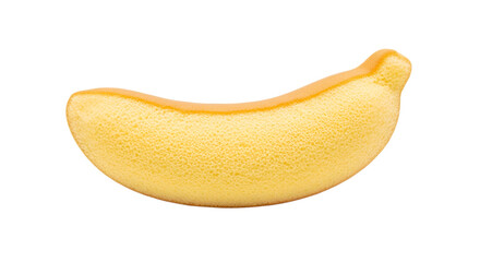 Banana Gummy isolated on Transparent Background