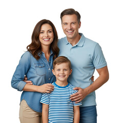 portrait of happy family