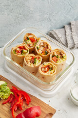 Wholegrain tofu tortillas