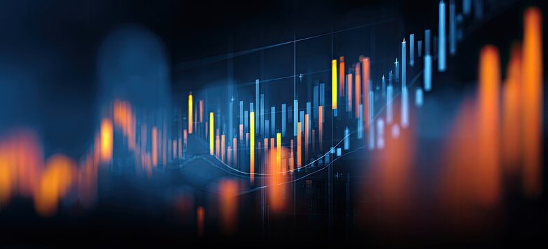 Abstract financial data visualization (2) - Powered by Adobe