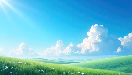 A serene view of a vibrant blue sky, unblemished by clouds, offering a sense of peace and vastness Perfect for concepts of freedom, hope, and tranquility , looking up, freedom, clear