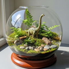 dinosaur in the grass