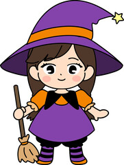 할로윈 꼬마 마녀