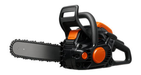 Chain saw with safety brake