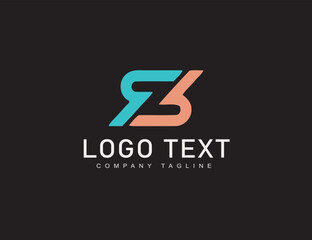 Obraz premium Letter z logo gradient illustration