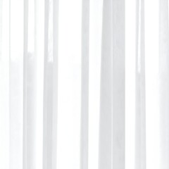 Sheer white curtains with vertical lines
