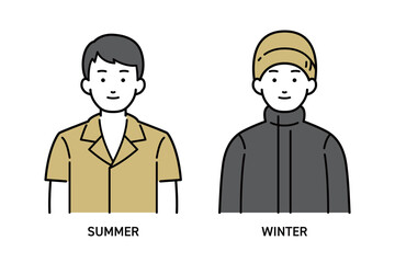 季節毎のコーディネート