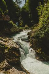 Vintgar Gorge in Slovenia's Julian Alps