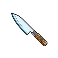 kitchen knife for cooking and cutting side dishes