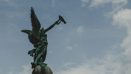 Austria, Wien -architecture of the city - statue 