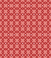 Japanese Diamond Net Vector Seamless Pattern