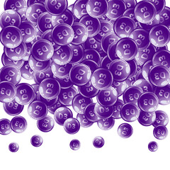 Vitamin D3 round capsules.