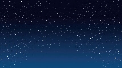 Fototapeta premium Starry night sky, dark blue gradient