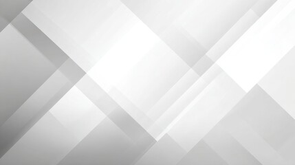 Abstract geometric shapes in light gray and white