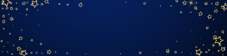 Christmas spirit. Scattered falling stars.