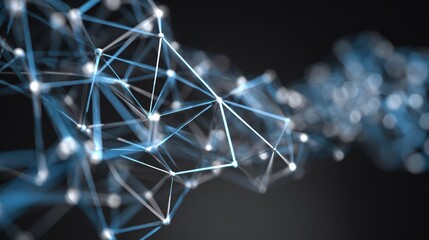 Abstract Geometric BlueWhite Structure Modern Digital Conference Network Concept, Ideal for Business Presentations or HighEnergy Campaigns, Inspires Innovation and Focus.