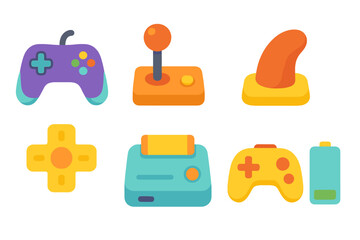 Colorful Gamepad Icons.