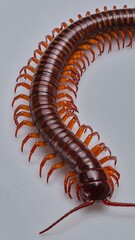 Obraz premium Centipede Close-up View