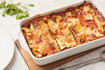 Zucchini lasagna