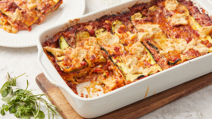 Zucchini lasagna