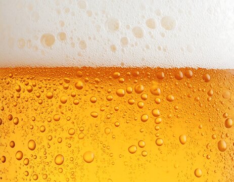 Close-up of a cold beer