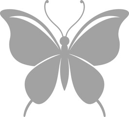 Butterfly silhouette vector illustration art design
