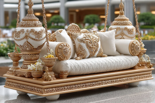 decorative swing for lord krishna